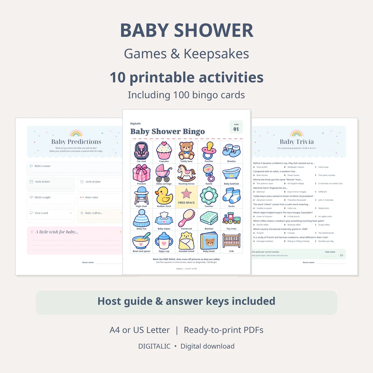 Baby Shower Games Bundle preview